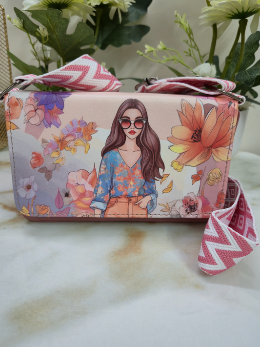 Women Portrait Printed Bag