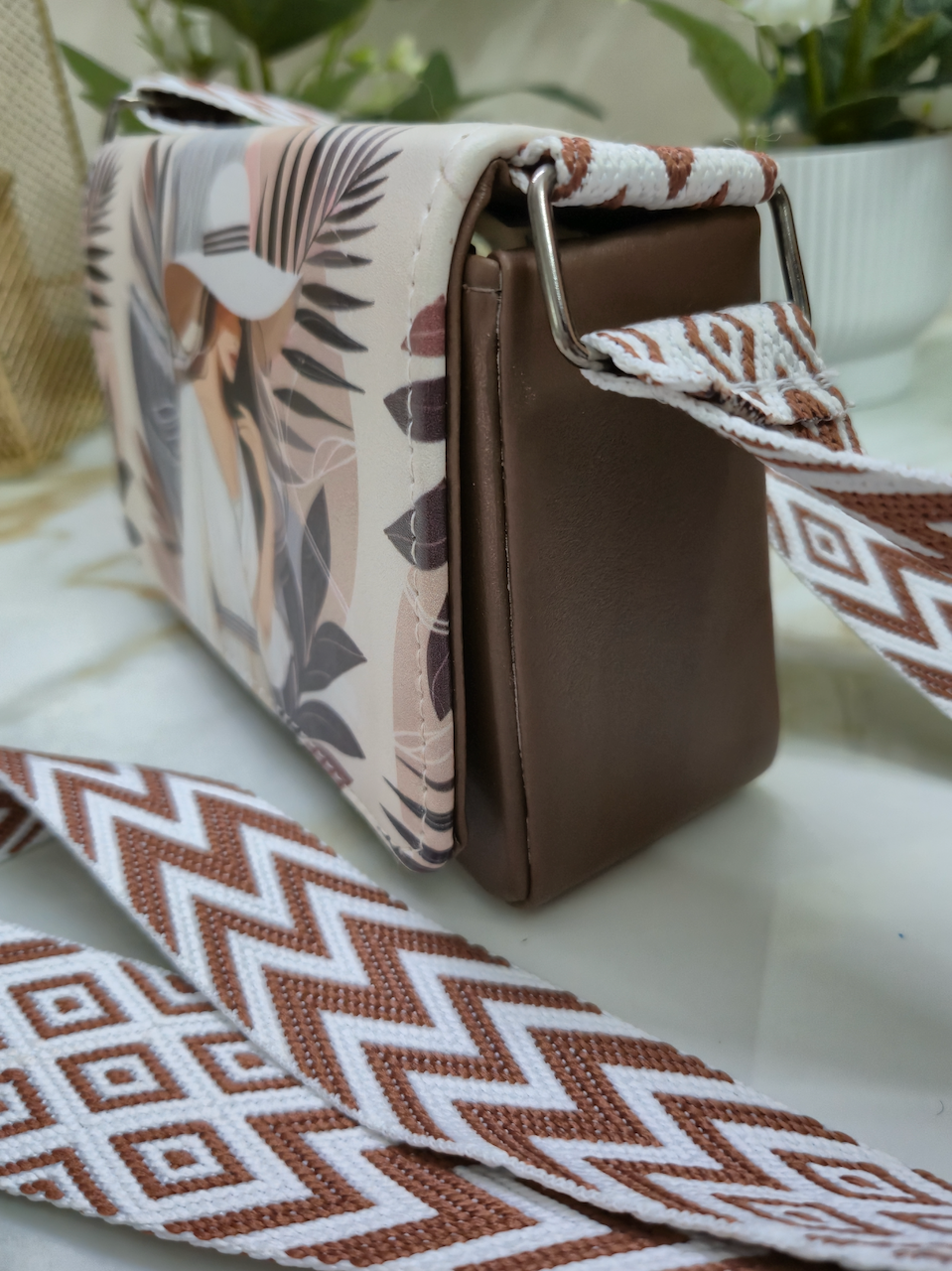 Women Portrait Printed Bag