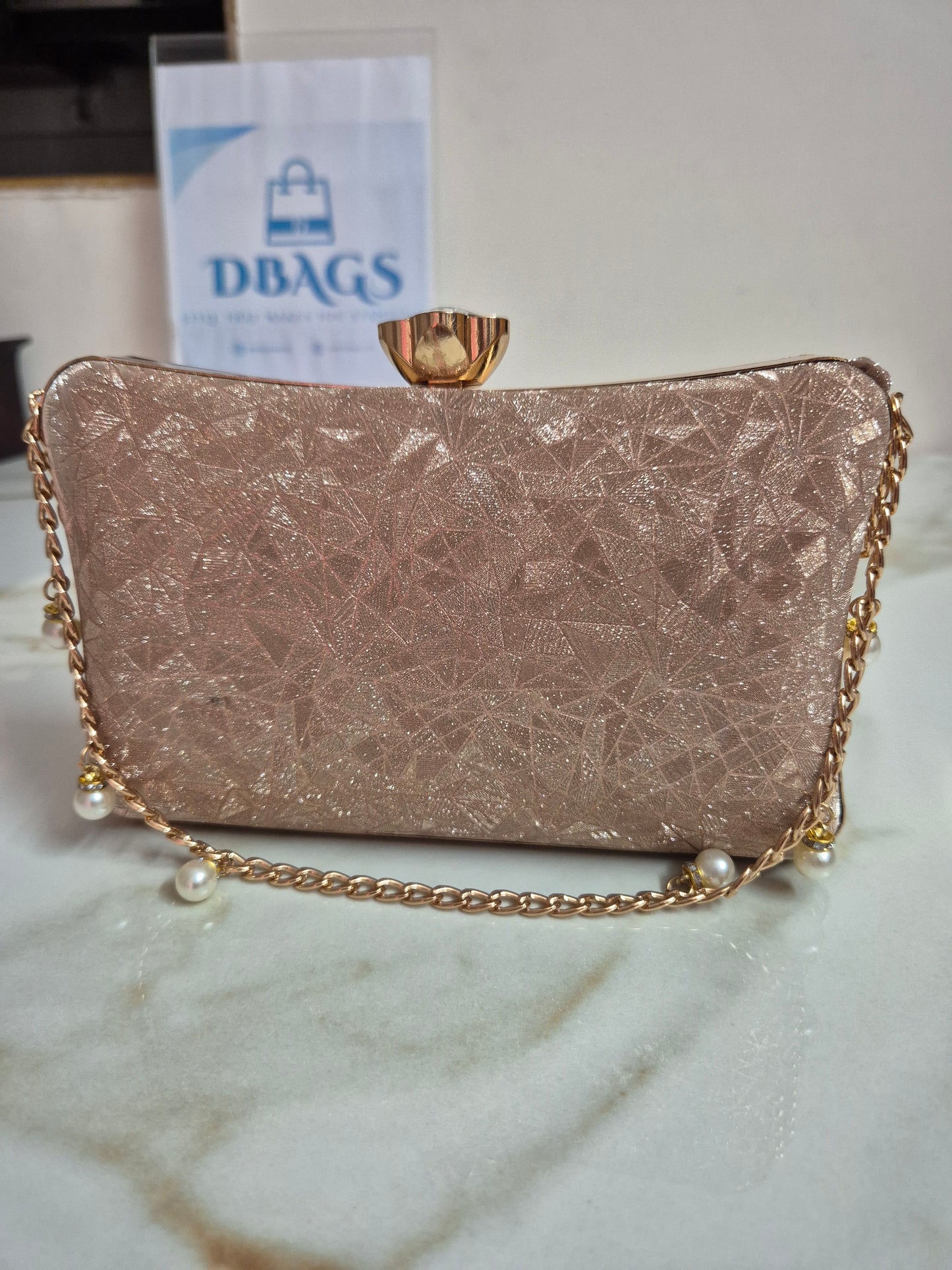 Shimmer Luxe Clutch