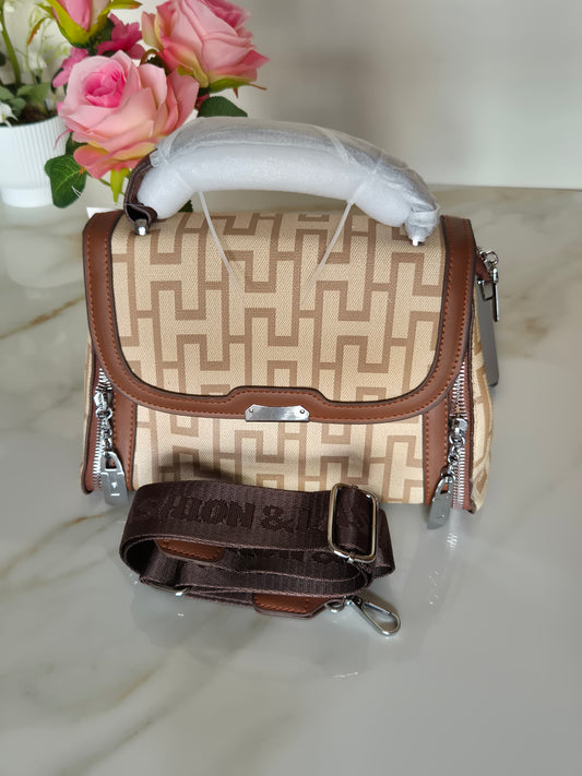 Beige Luxe Satchel