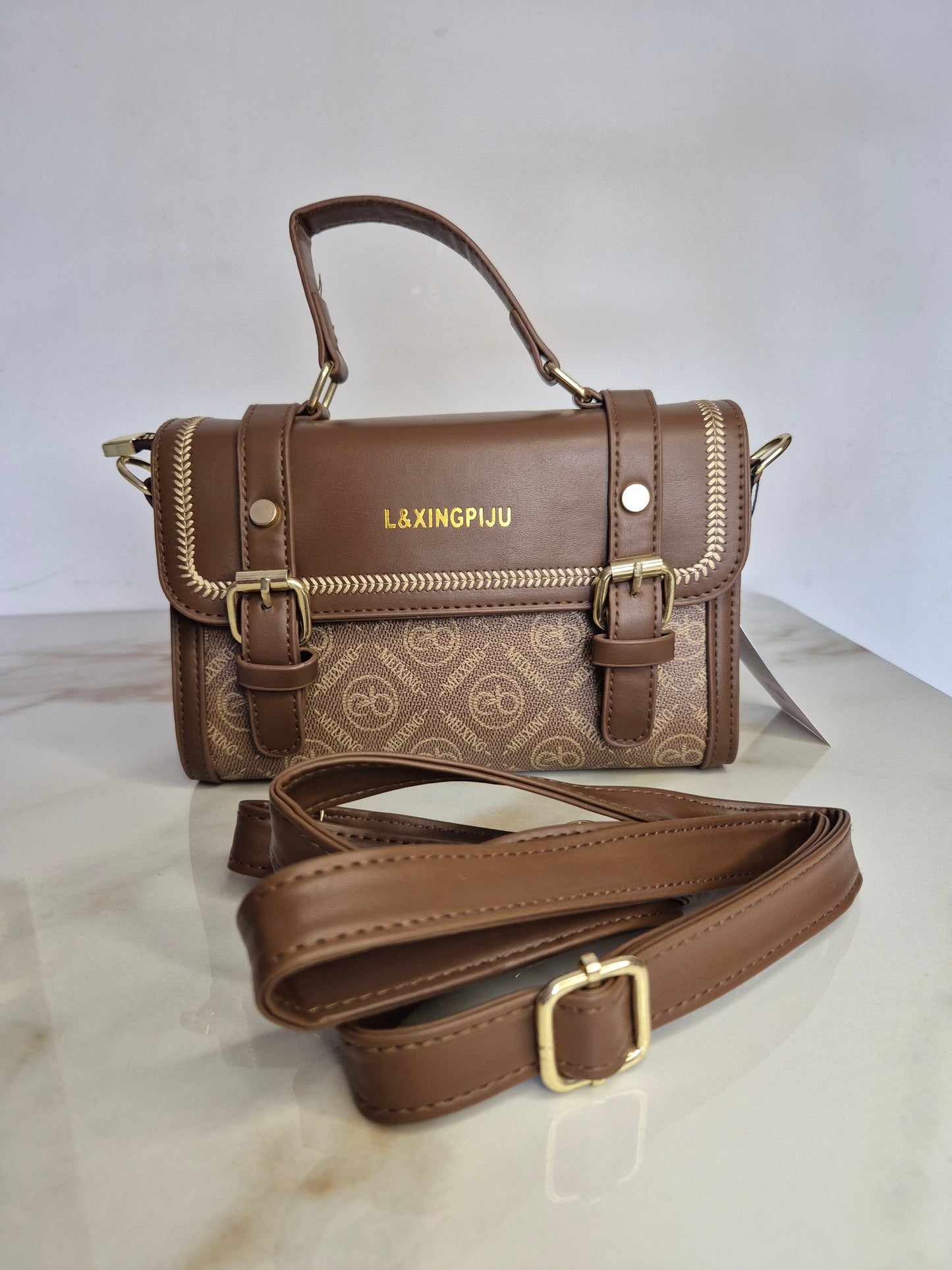 Café Luxe Buckle Satchel