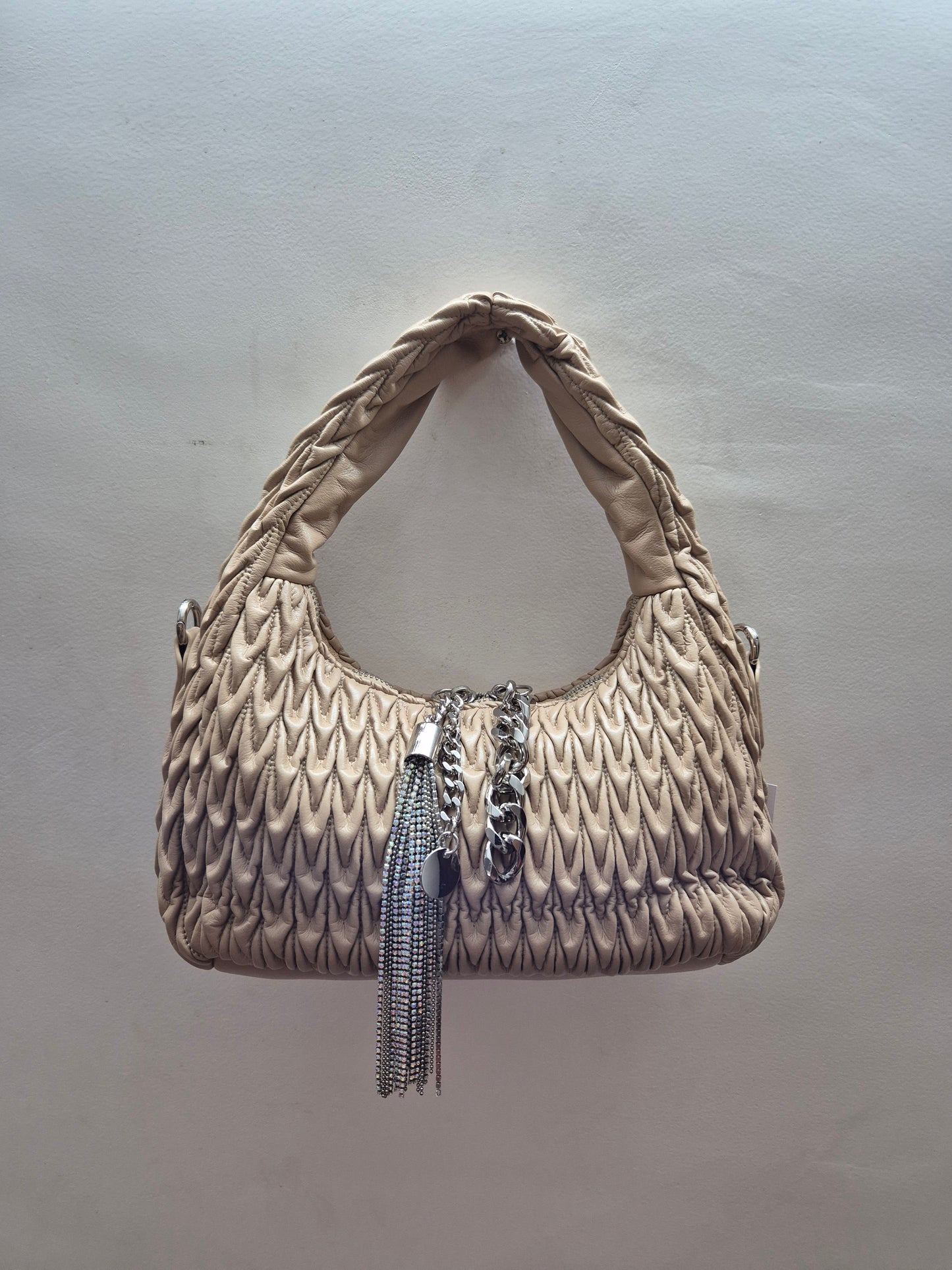 Quilted Leather Baguette