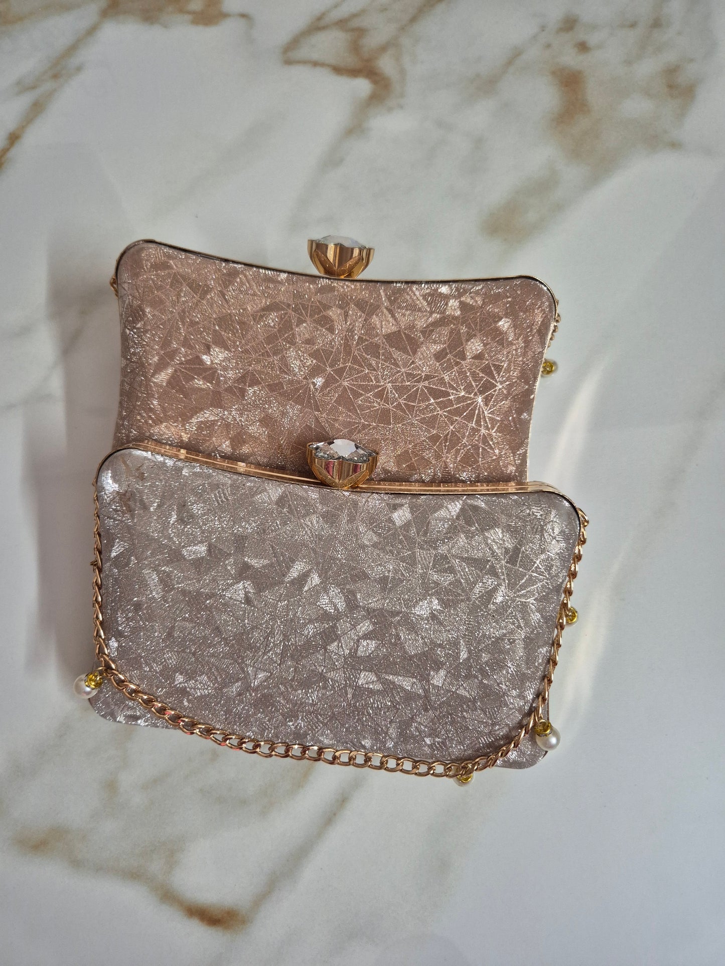 Shimmer Luxe Clutch