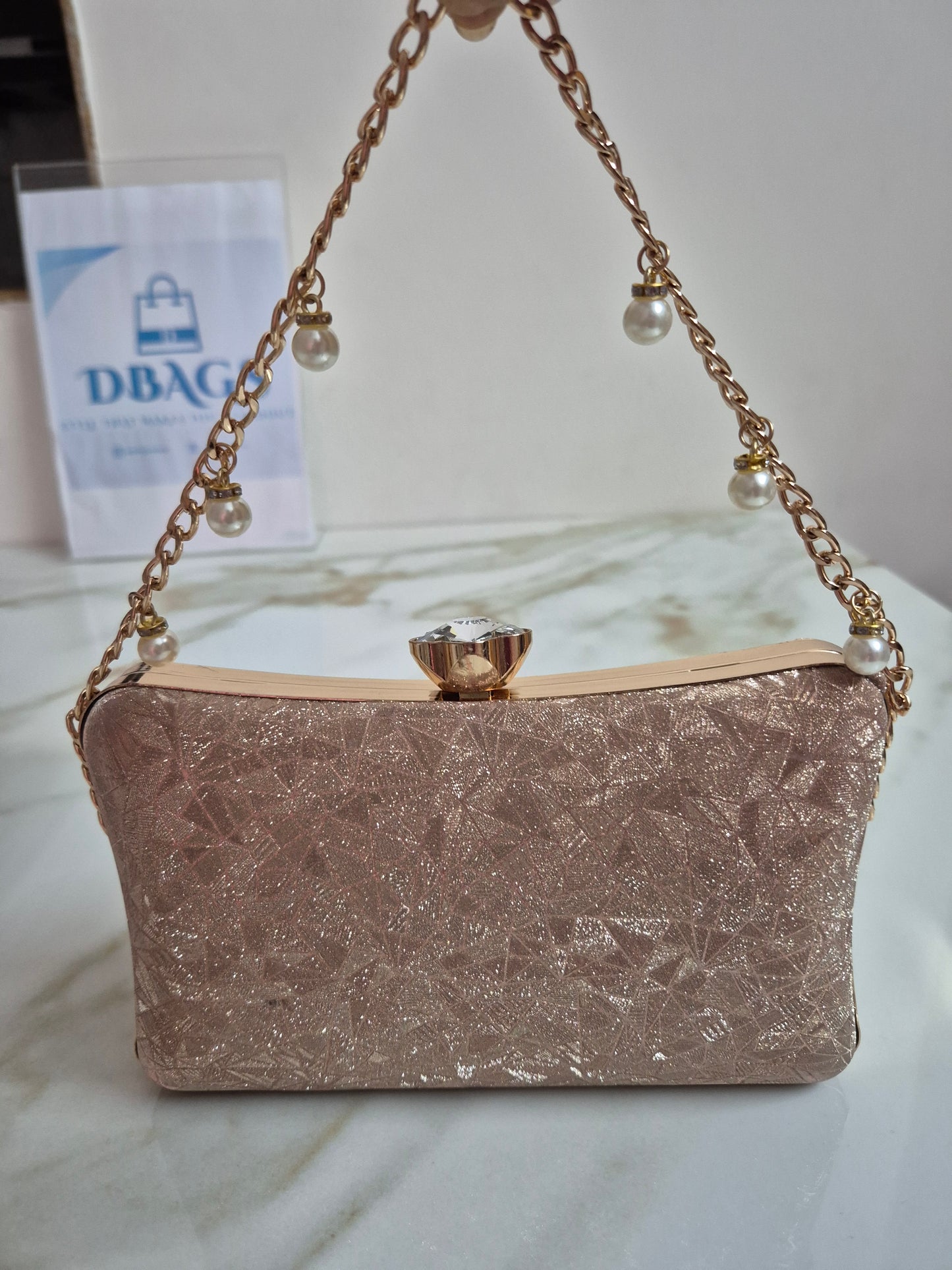 Shimmer Luxe Clutch
